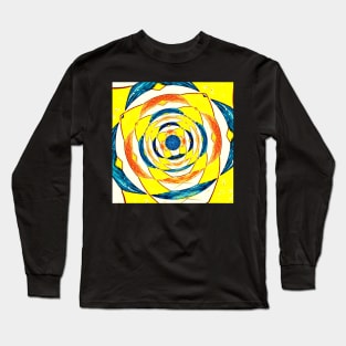 Abstract Summer colours Long Sleeve T-Shirt